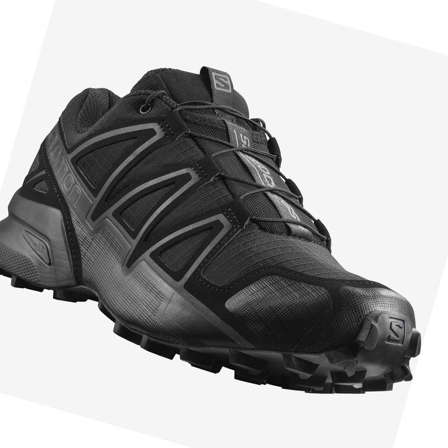 Salomon SPEEDCROSS 4 WIDE FORCES Csizma Férfi Fekete | HU 2263AHK